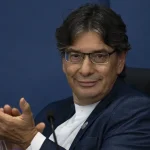 O presidente do IBGE, Marcio Pochmann, durante a sua cerimônia de posse, em agosto de 2023 | Foto: Marcelo Camargo/Agência Brasil