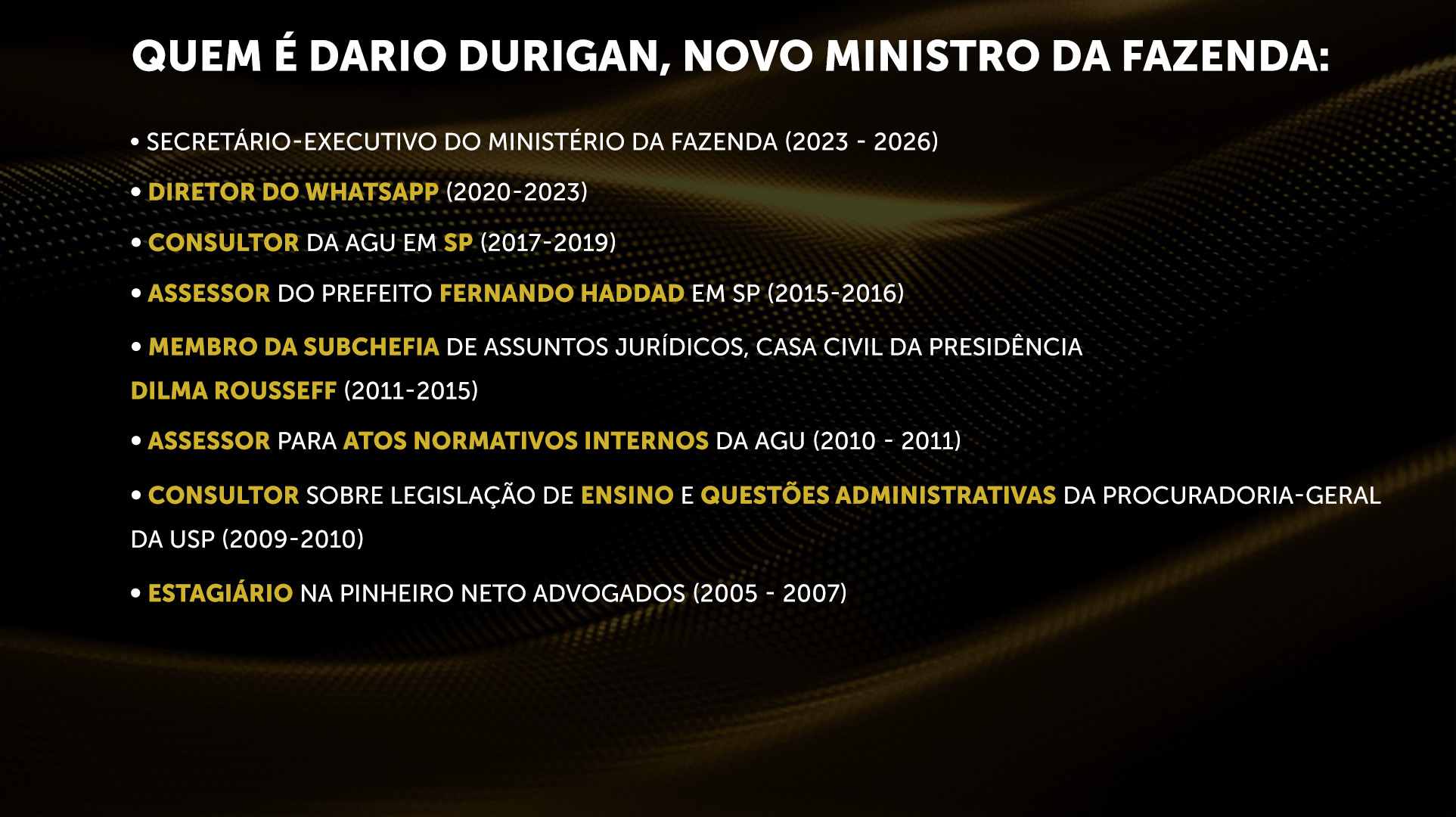 Arte sobre quem é Dario Durigan | Imagem: Rodrigo Cavalcante/Revista Oeste