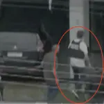 Jair Bolsonaro com colete à prova de balas