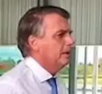 Jair Bolsonaro durante entrevista em Brasília