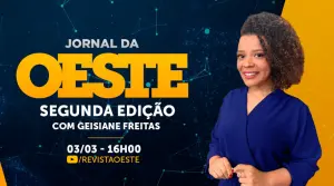 O Jornal da Oeste, Segunda Edição é transmitido de segunda a sexta, das 16h às 17h45 | Foto: Divulgação/Oeste