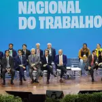 O presidente Lula da Silva durante discurso em evento nesta terça-feira, 3, em São Paulo | Foto: Paulo Pinto/Agência Brasil