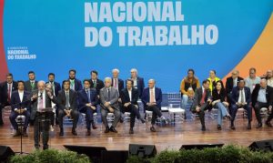 O presidente Lula da Silva durante discurso em evento nesta terça-feira, 3, em São Paulo | Foto: Paulo Pinto/Agência Brasil