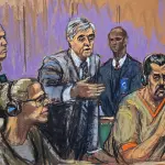 Ilustração da 2ª audiência judicial de Nicolás Maduro na justiça de Nova York EUA | Foto: Jane Rosenberg/ REUTERS