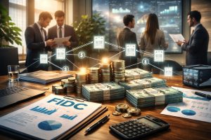 Para as empresas que estruturam operações por meio de FIDC, a alternativa se apresenta como um instrumento estratégico | Foto: Divulgação/Oeste | Imagem criada com o auxílio de inteligência artificial