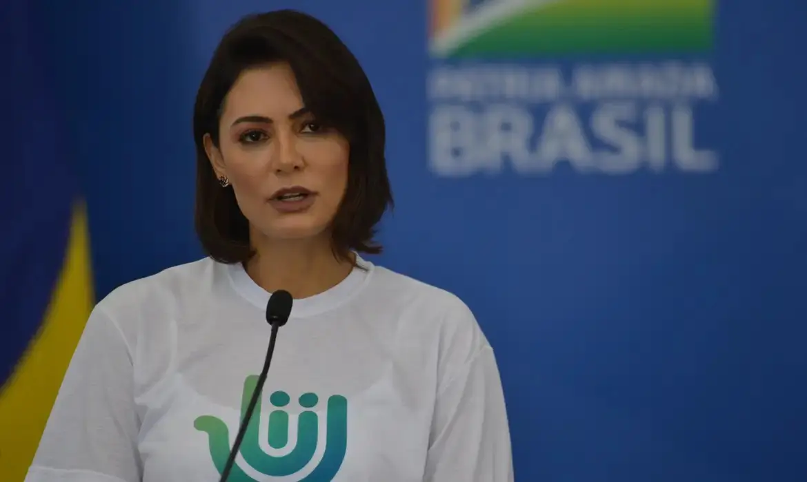 A ex-primeira-dama Michelle Bolsonaro | Foto: Marcello Casal Jr/Agência Brasil