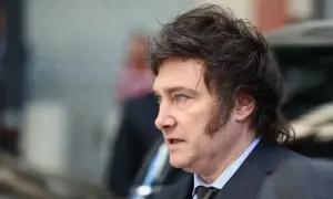 O presidente da Argentina, Javier Milei: apoio contra o terrorismo | Foto: Reprodução/X