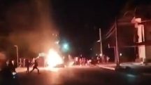 Protestos em frente à sede do Partido Comunista, em Cuba