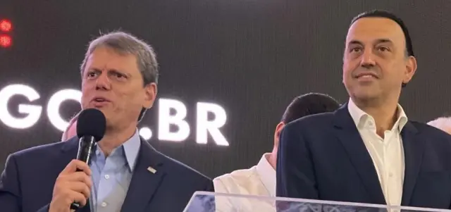Tarcísio de Freitas e Felício Ramuth governo SP
