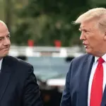 Donald Trump Gianni Infantino Fifa