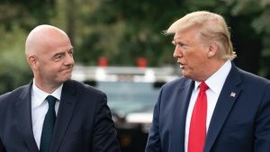 Donald Trump Gianni Infantino Fifa
