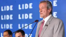 O presidente do Partido Liberal, Valdemar Costa Neto, durante evento em São Paulo | Foto: Divulgação/Lide