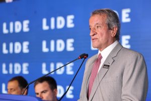 O presidente do Partido Liberal, Valdemar Costa Neto, durante evento em São Paulo | Foto: Divulgação/Lide