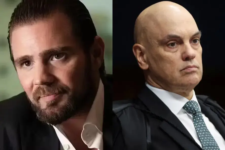 Daniel Vorcaro e Alexandre de Moraes: diálogos entre o banqueiro e o ministro do STF | Foto: Montagem sobre reprodução/X