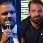 O ex-banqueiro Daniel Vorcaro e seu cunhado, o pastor Fabiano Zettel | Foto: Montagem sobre reprodução/Redes sociais