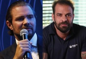 O ex-banqueiro Daniel Vorcaro e seu cunhado, o pastor Fabiano Zettel | Foto: Montagem sobre reprodução/Redes sociais