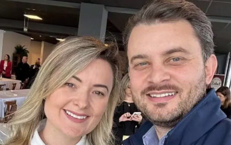 Marido de Júlia Zanatta articula candidatura com apoio do clã Bolsonaro
