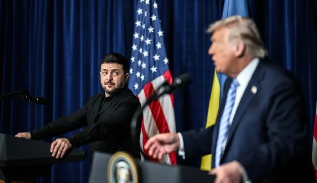 Donald Trump Volodymir Zelensky guerra Ucrânia Oriente Médio