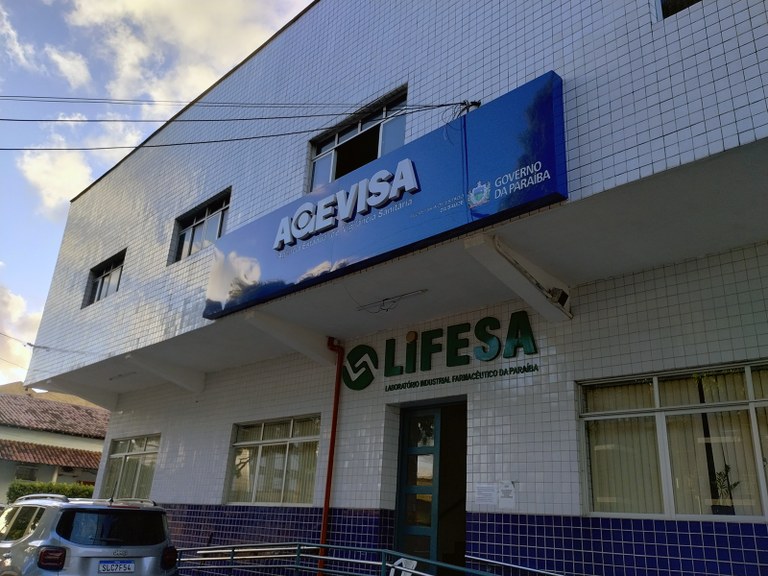 Fachada da Agência Estadual de Vigilância Sanitária da Paraíba (Agevisa/PB) | Foto: Divulgação/Agevisa