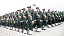 Membros da milícia Basij no Irã | Foto: Reprodução/Usip