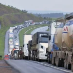 Caminhoneiros durante greve em 2015 | Foto: Valter Campanato/Agência Brasil