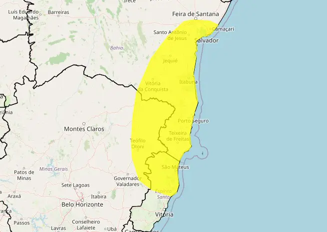 chuvas intensas - ba es mg