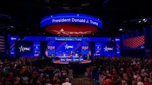 Participantes da CPAC 2026 demonstraram apoio massivo a Donald Trump | Foto: Reprodução/CPAC
