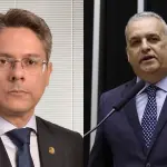 O senador Alessandro Vieira (esq.) e o deputado Alfredo Gaspar (dir.), relatores das CPIs do Crime Organizado e do INSS, respectivamente | Fotos: Divulgação/Congresso Nacional