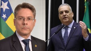 O senador Alessandro Vieira (esq.) e o deputado Alfredo Gaspar (dir.), relatores das CPIs do Crime Organizado e do INSS, respectivamente | Fotos: Divulgação/Congresso Nacional