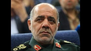 O major-general Ali Abdollahi Aliabadi, do Quartel-General Central de Khatam-al Anbiya, do Irã
