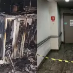 Incêndio em hospital se concentrou na cozinha | Foto: Divulgação/Corpo de Bombeiros