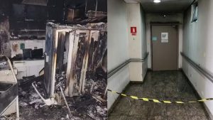 Incêndio em hospital se concentrou na cozinha | Foto: Divulgação/Corpo de Bombeiros