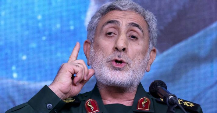 Esmail Qaani, comandante da Força Quds da Guarda Revolucionária Islâmica do Irã (IRGC) | Foto: divulgação