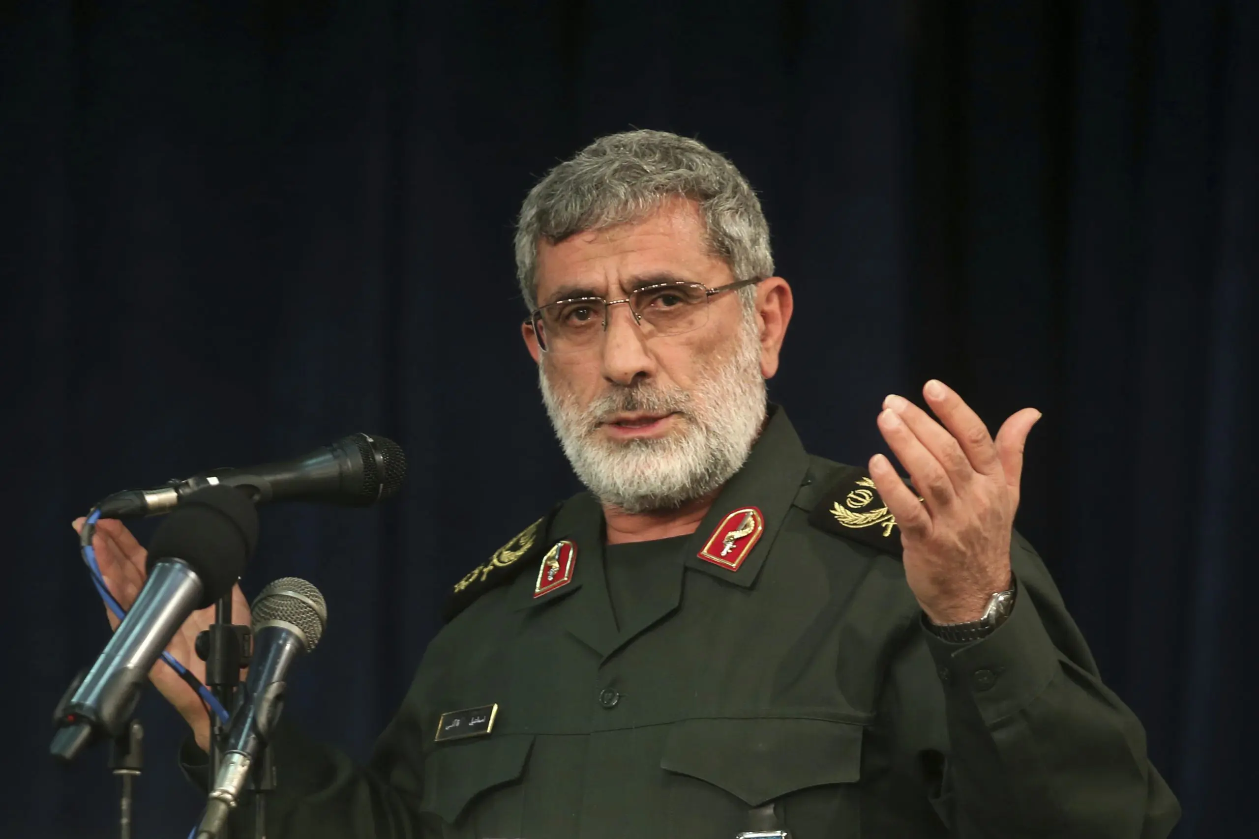 Esmail Qaani, comandante da Força Quds da Guarda Revolucionária Islâmica do Irã (IRGC) | Foto: divulgação