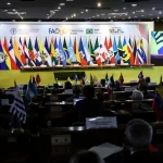 Evento da FAO com representantes de países da América Latina e Caribe em conferência internacional
