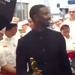 Michael B. Jordan celebra conquista do Oscar em rede de fast-food