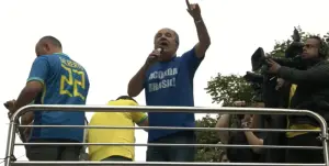 O pastor Silas Malafaia durante discurso no ato Acorda, Brasil deste domingo, 1º | Foto: Reprodução/Redes sociais