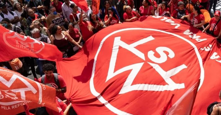Uma manifestação do MTST | Foto: Reprodução
