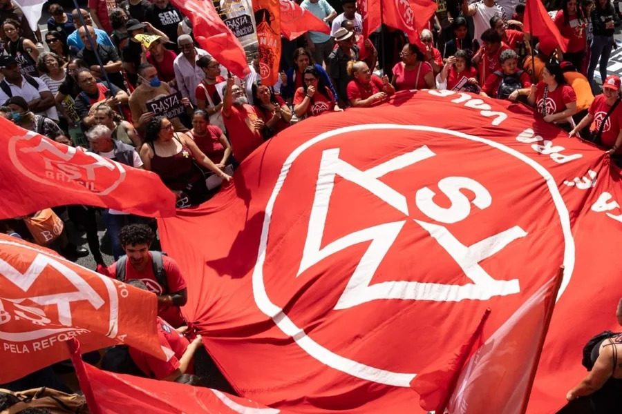 Uma manifestação do MTST | Foto: Reprodução