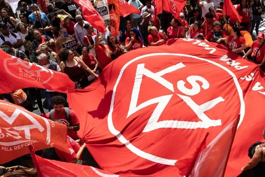 Uma manifestação do MTST | Foto: Reprodução