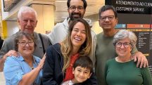 Atriz Miá Mello desembarca no Brasil de volta do Catar após 11 dias de tensão