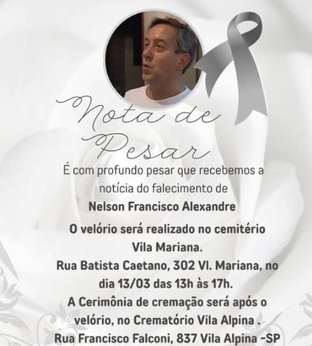 nelson tatá alexandre - despedida
