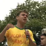 Nikolas Ferreira discursa durante ato em São Paulo | Foto: Revista Oeste
