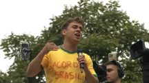 Nikolas Ferreira discursa durante ato em São Paulo | Foto: Revista Oeste
