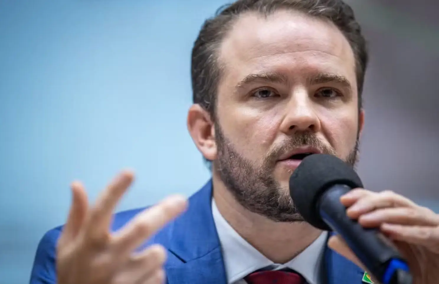 O mais novo ministro da Fazenda, Dario Durigan, em evento da pasta, em Brasília. Ele foi o número 2 do órgão durante a gestão Fernando Haddad | Foto: Diogo Zacarias/Ministério da Fazenda