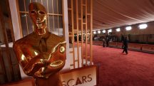 oscar 2026 estatueta e tapete vermelho