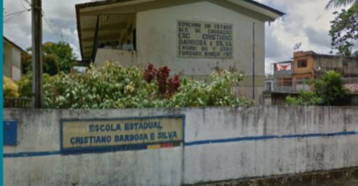 Três estudantes da Escola Estadual Cristiano Barbosa e Silva foram atacadas | Foto: Reprodução/Google