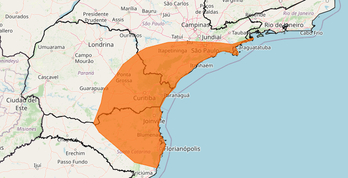 risco-temporais-alerta-laranja-região-sul-sudeste-inmet