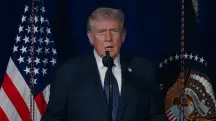 Donald Trump discursa em vídeo | Foto: White House/Divulgação