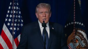 Donald Trump discursa em vídeo | Foto: White House/Divulgação